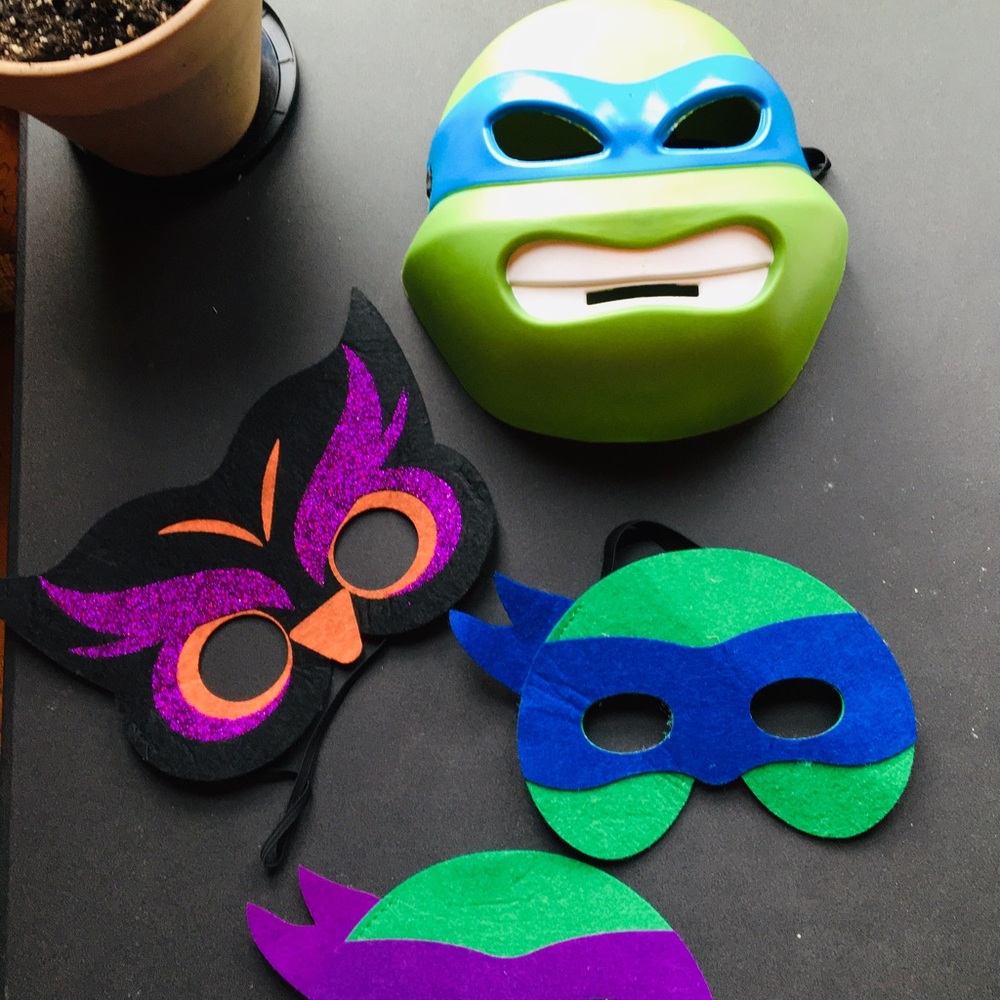 Ninjas Tartles masks